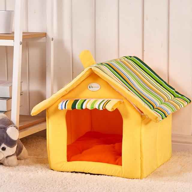 Striped Removable Pet Beds
