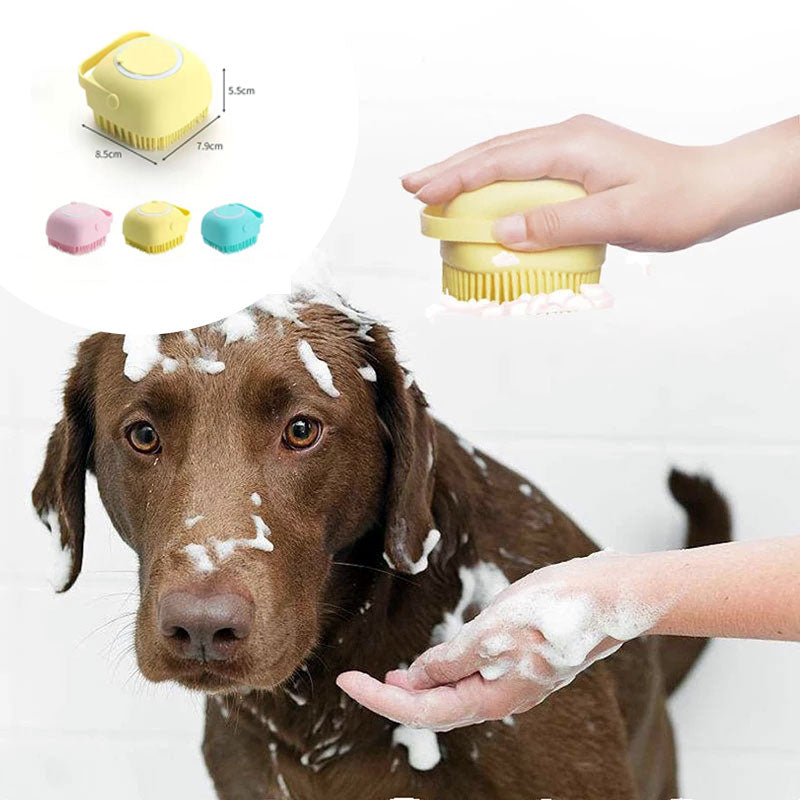 Silicone Pet Bath Massage Brush